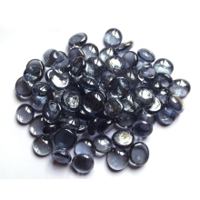 Flat glass beads